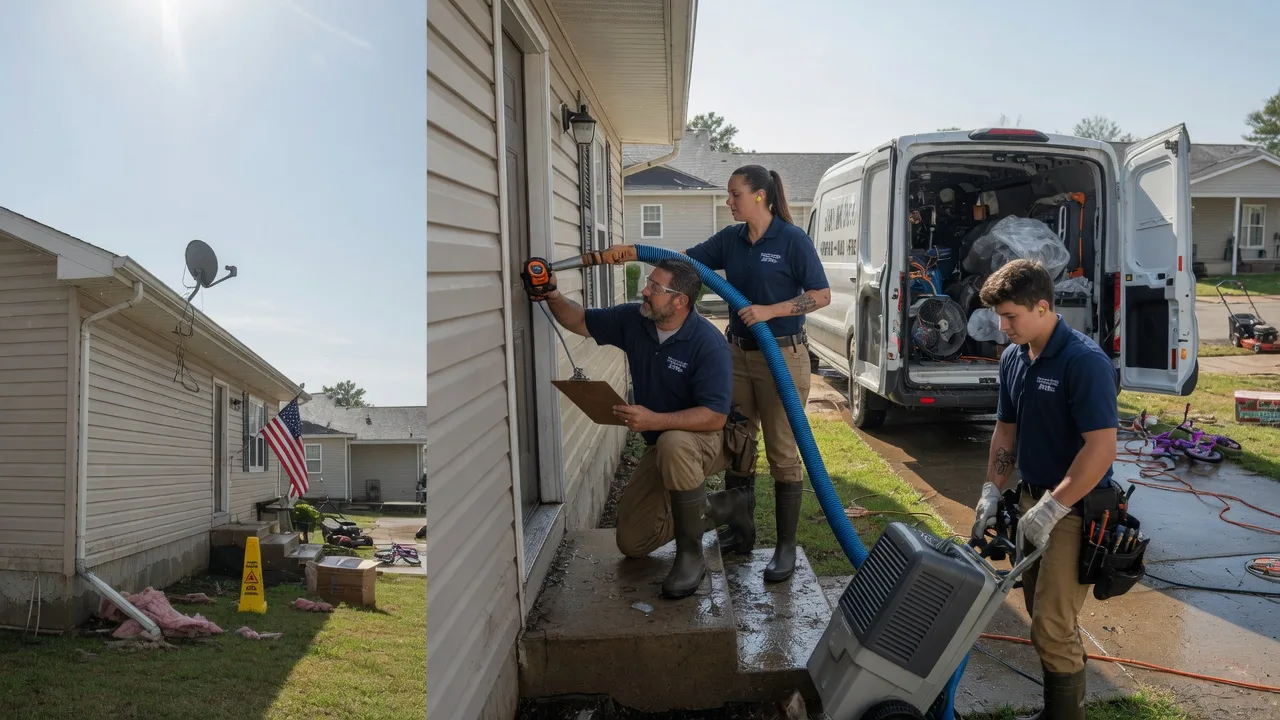Ceiling Water Damage Restoration in Harpersville, AL near me